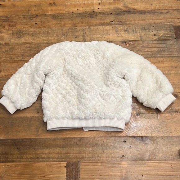 Girls C&C California Faux Fur Cream Coat | Toddler Size 4T | Dressy Kids Jacket - Picture 6 of 6